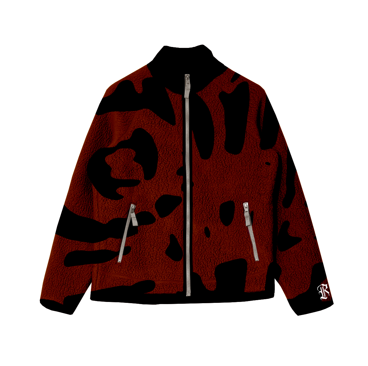 Camo Fleece Zip-up ( Pre Order )