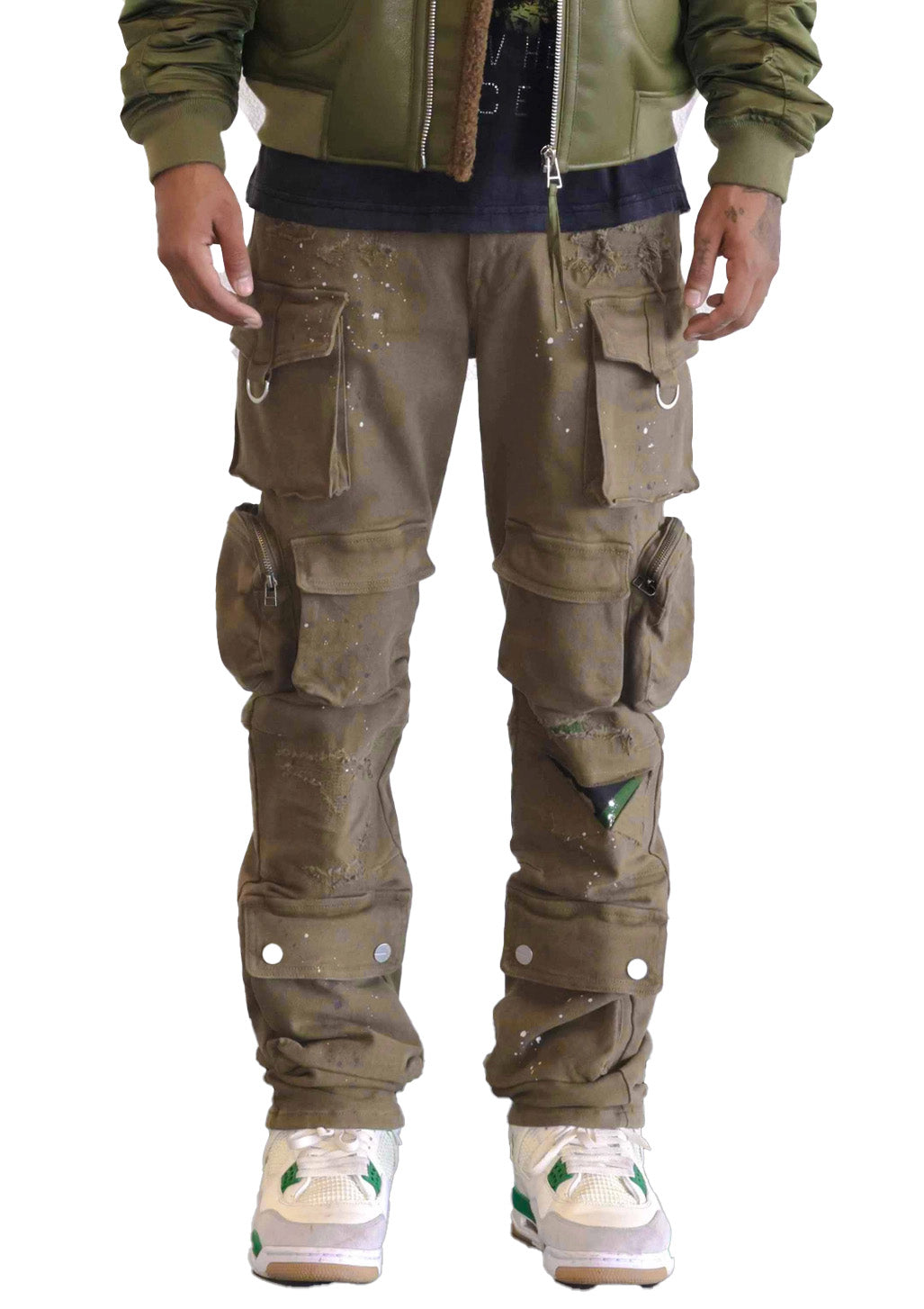 Straight Fit Utility Cargo Pants ( Pre-Order )