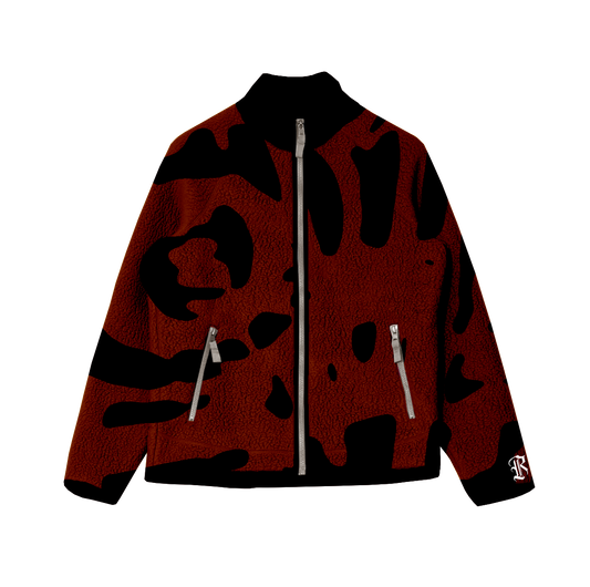 Camo Fleece Zip-up ( Pre Order )